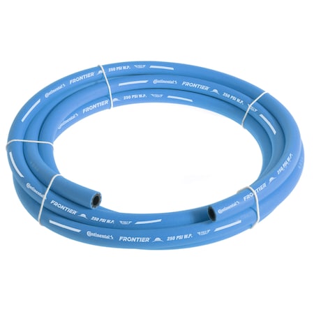 Continental 3/4" x 25' Blue EPDM Rubber Air Hose, 300 PSI, Bulk Hose HZU07530-25
